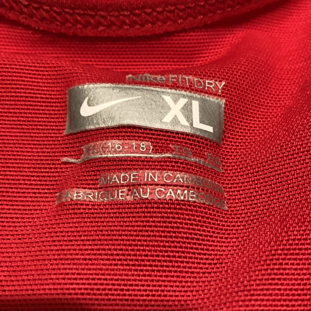 Nike sports bra top size XL red $25 - Picture 2 of 14